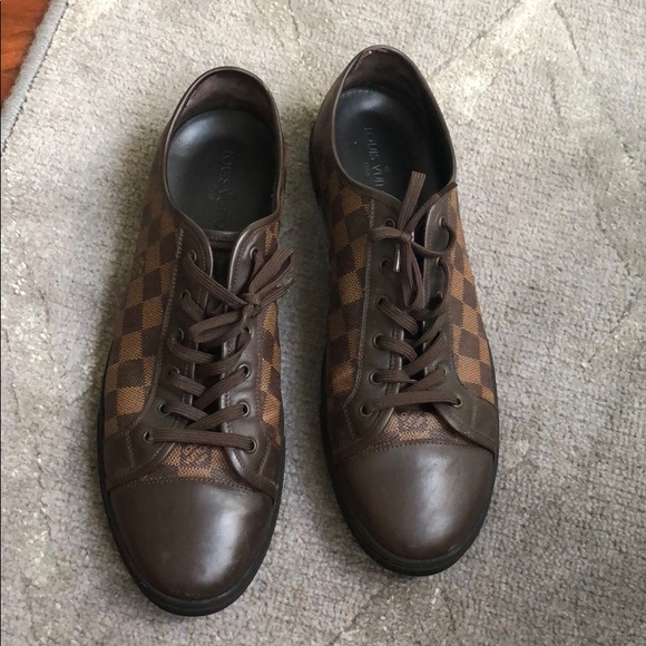 Mens Louis Vuitton Checkered Sneaker 